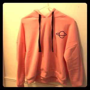 Pink Saturn Hoodie